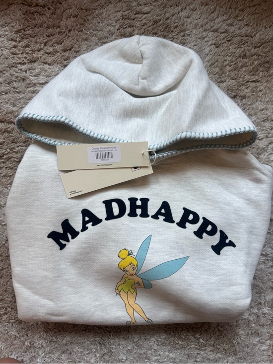 Madhappy Tops - Madhappy x Tinker Bell Graphic Hoodie in Heather Gray